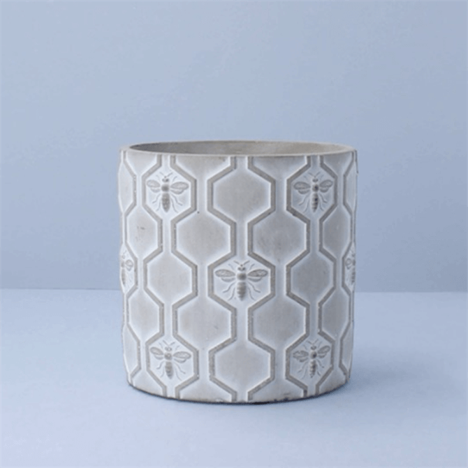 Gisela Graham Concrete Bee Pot Cover